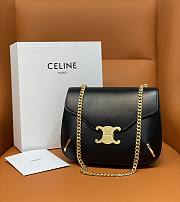 Celine Bags 80123220 Black Size 24.5x17x4cm - 1