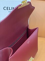 Celine Bags 80123220 Red Size 24.5x17x4cm - 5