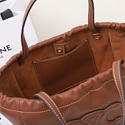 Celine Bag Brown 111013 Size 22x17x15cm - 2