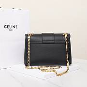 Celine Bag Black 115853 Size 25x15x8cm - 2