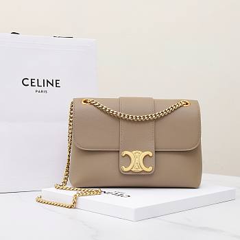 Celine Bag Cream 115853 Size 25x15x8cm