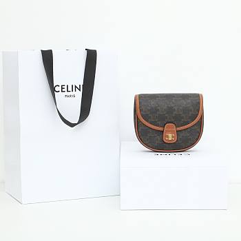 Celine Bag Black 196702 Size 15x11x4cm