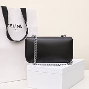Celine Bag Black 197993 Size 20.5x10.5x4cm - 5