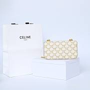 Celine Bag White Gold 197993 Size 20.5x10.5x4cm - 2