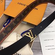 LV CHAIN 30MM REVERSIBLE BELT M0386W - 4