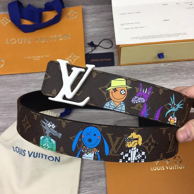 LV SHAPE 40MM REVERSIBLE BELT MP291Q 02 - 1