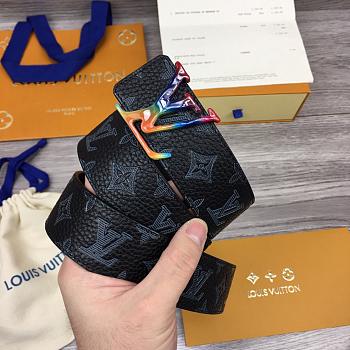 LV SHAPE TAURILLON SHADOW 40MM REVERSIBLE BELT MP280T 02