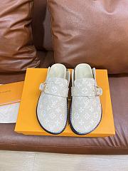 Louis Vuitton Cosy Flat Comfort Clog Cream 1AB3OQ - 2