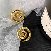 Balenciaga Earrings Gold Spiral 635851 - 4