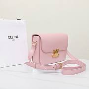 Celine Bag Pink 191242 Size 22.5x16.5x7.5cm - 2