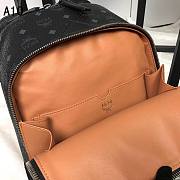 MCM Backpack Black A1036 Size 30x41x18cm - 5