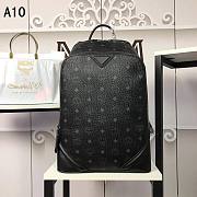 MCM Backpack Black A1036 Size 30x41x18cm - 3