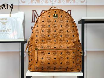 MCM Backpack Cognac A1424 