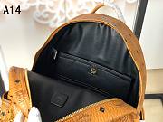 MCM Backpack Cognac A1424  - 6