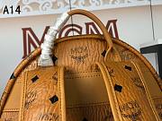 MCM Backpack Cognac A1424  - 4