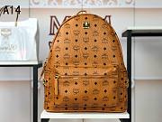 MCM Backpack Cognac A1424  - 3