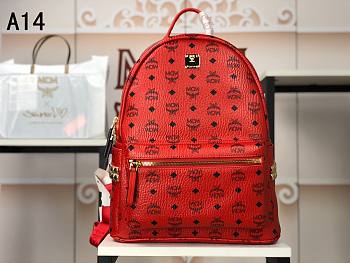 MCM Backpack Red A1424