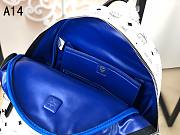 MCM Backpack White A1424  - 4