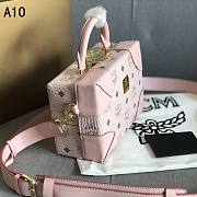 MCM tote Bags Pink A1034 Size 19x14x8cm - 5