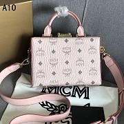 MCM tote Bags Pink A1034 Size 19x14x8cm - 2
