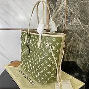 LV NEVERFULL MM M46102 MOS GREEN Size 31x28x14cm - 6
