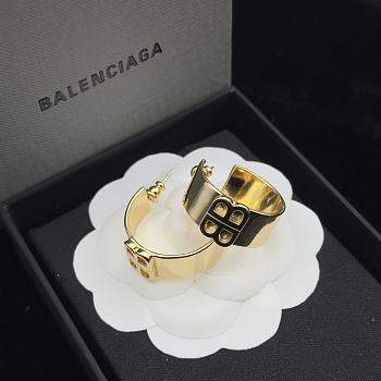 Balenciaga Earrings Gold 128