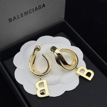Balenciaga Earrings Gold 137