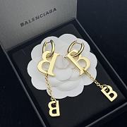 Balenciaga Earrings Gold 209 - 3