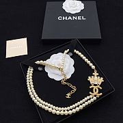 Chanel Necklace Gold Pearl 11 - 1