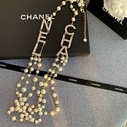Chanel Necklace Gold Pearl 63 - 4