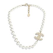 Chanel Necklace Gold Pearl 74 - 6