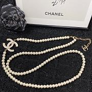 Chanel Necklace Gold Pearl 77 - 3