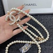 Chanel Necklace Gold Pearl 77 - 2