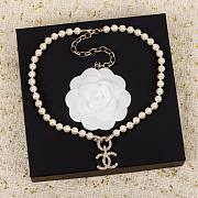 Chanel Necklace Gold Pearl 95 - 3