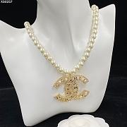 Chanel Necklace Gold Pearl 232 - 4