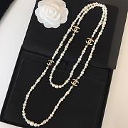 Chanel Necklace Gold Pearl 250 - 1
