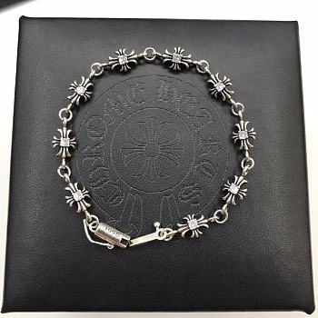 Crow Heart Bracelet Silver 420