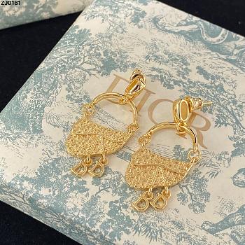 Dior Earrings Gold Bag 200