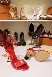 LV Pumps Sandals Red 190428C - 5