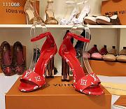 LV Pumps Sandals Red 190428C - 3