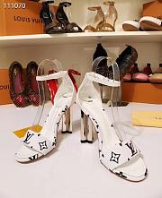 LV Pumps Sandals White 190428C - 5
