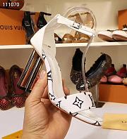 LV Pumps Sandals White 190428C - 3