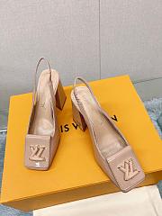 LV Shake Slingback Pump Nude 5.5cm 8.5cm - 3