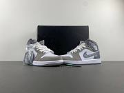 Air Jordan 1 Mid SE White Medium Grey Cool Grey HF3216-100 - 4