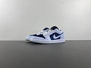 Air Jordan 1 Low SE Football Grey White Gym Red Midnight Navy FZ8778-044 - 6