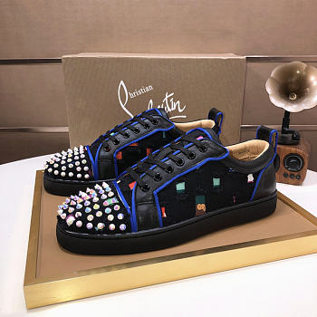 Christian Louboutin Sneaker Louis Junior Spikes 028#326