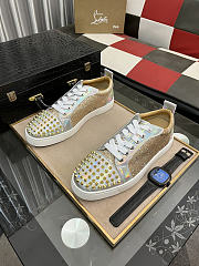 Christian Louboutin Louis Spikes Junior Gold - 3