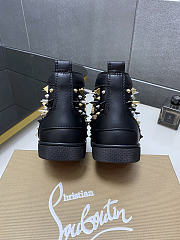 Christian Louboutin Louis Orlato Spikes Flat Black 048#326 - 2