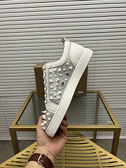 Christian Louboutin Louis Junior P Pik Pik Strass White 080#326 - 5