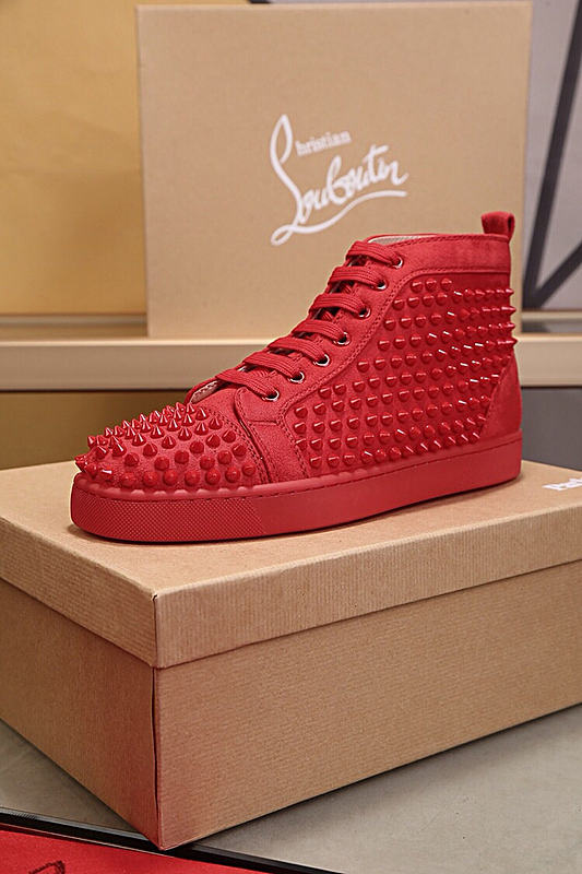 Christian Louboutin Louis High-top Sneakers Red - 1